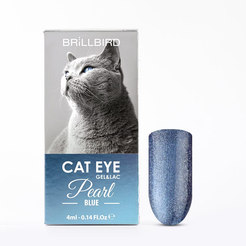 Brillbird Norge CAT EYE EXTRA Cat eye gel&lac pearl 4ml #blue