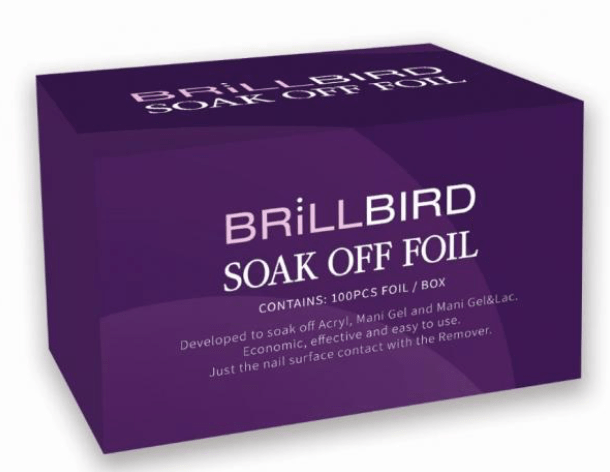 Brillbird Norge WIPES Soak off - Folie