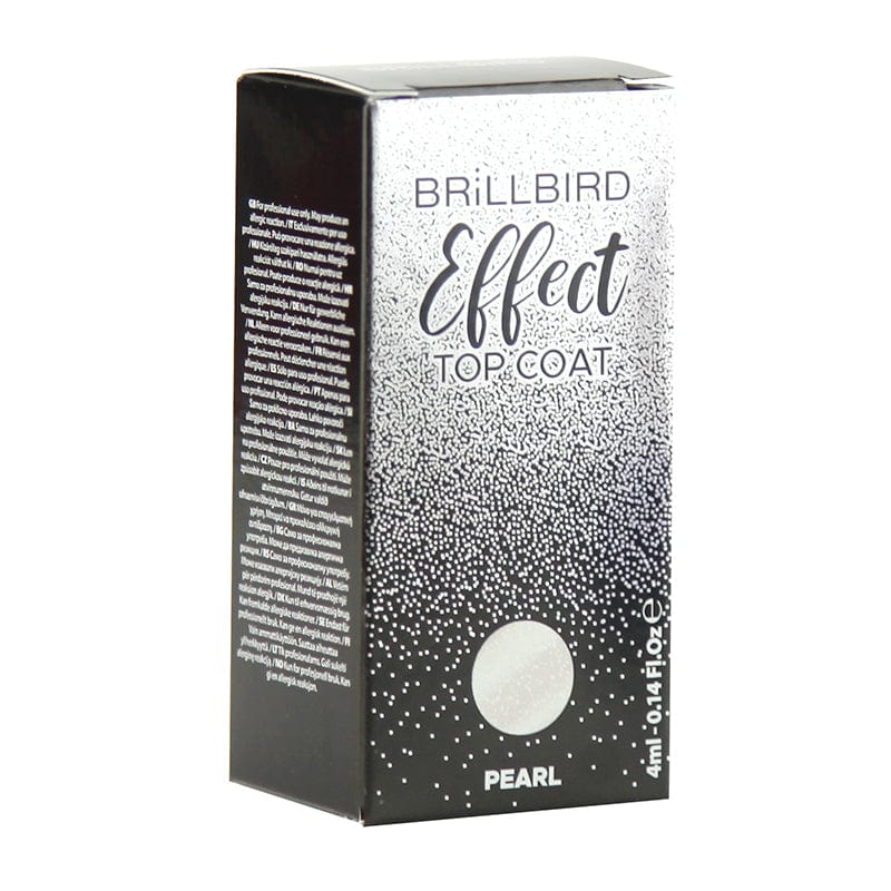 Brillbird Norge Effect Top Coat 4 ml Pearl