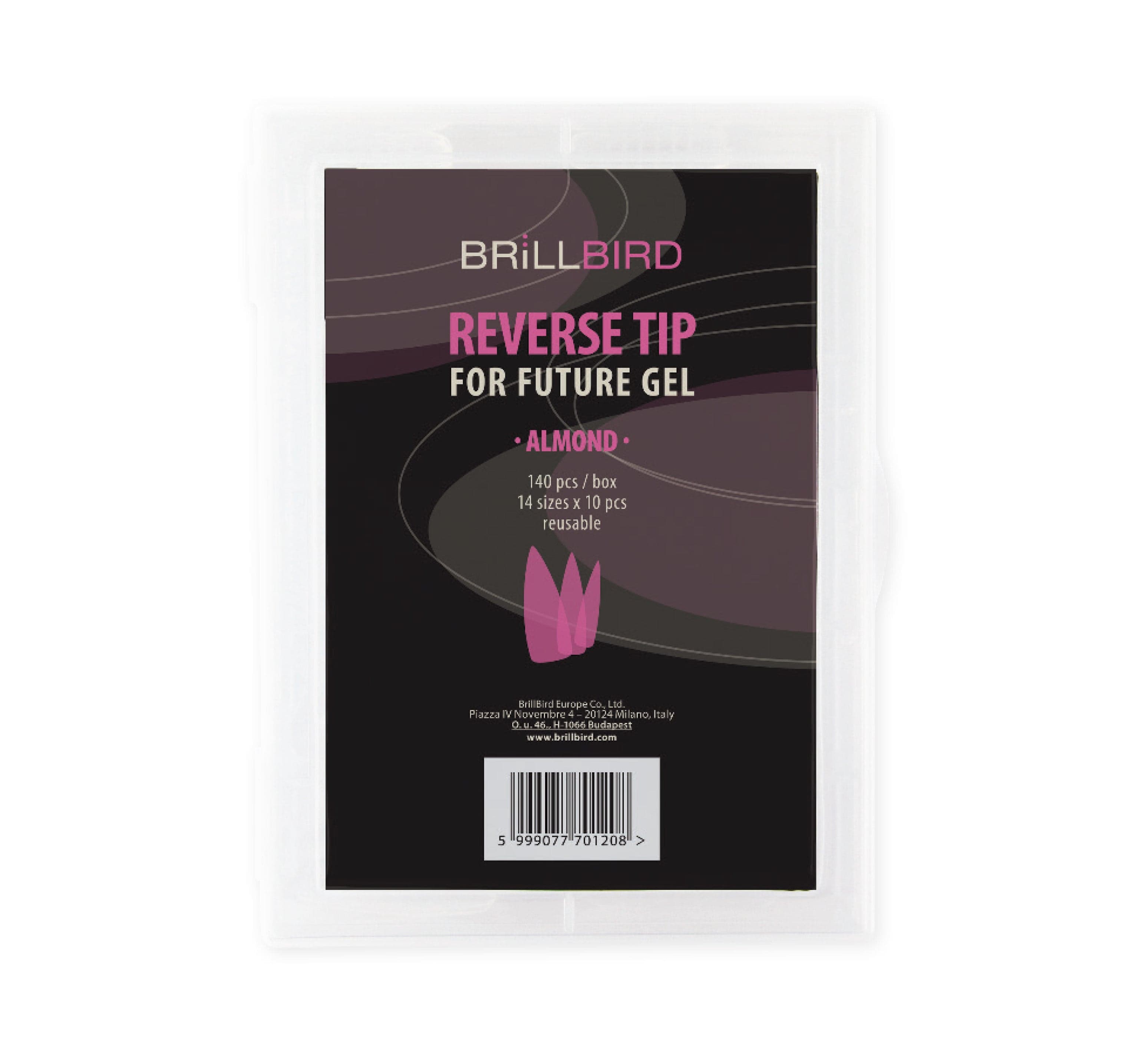 Brillbird Norge FUTURE GEL Reverse Tipper for Future Gel (140stk) – Almond