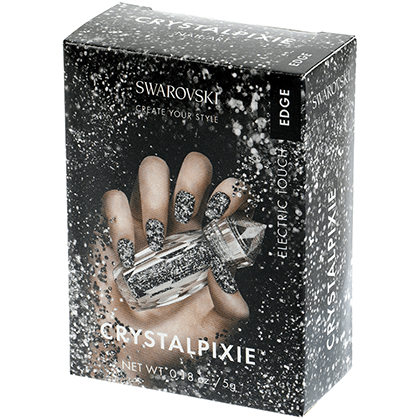 Brillbird Norge pixie Swarovski 100PIX Crystal Pixie™ Edge Electric Touch, Black and White