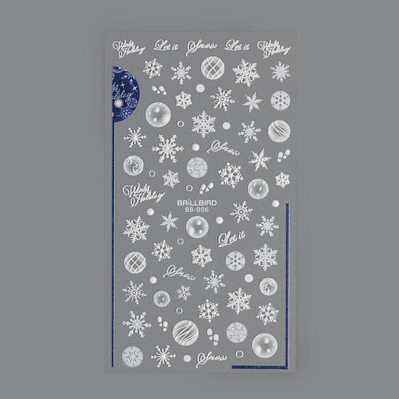 Brillbird Norge Jule Klistremerke BB-006