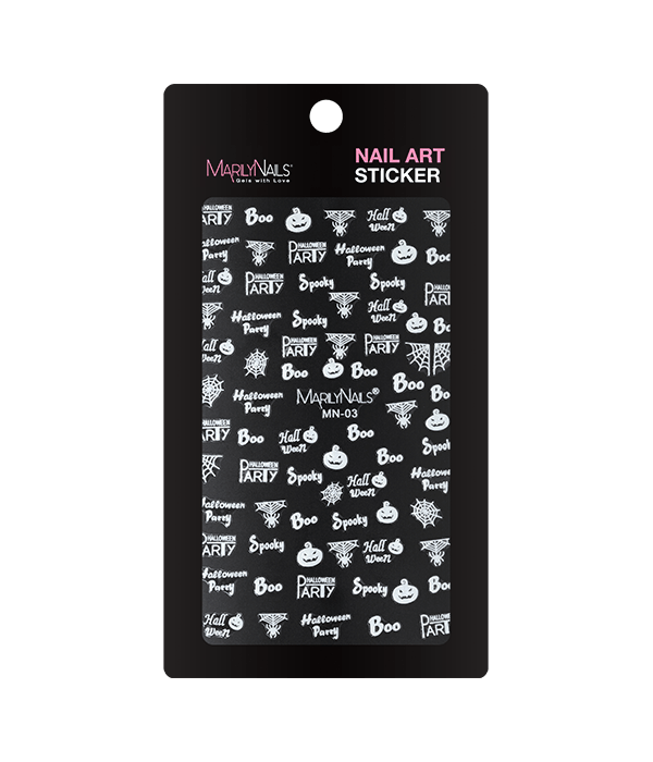Brillbird Norge STICKERS MN NAIL STICKER - 3D MN-03