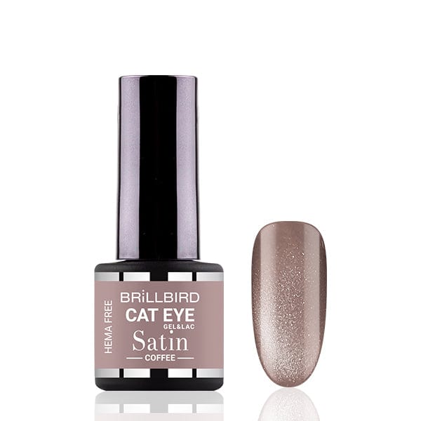 Brillbird Norge CAT EYE EXTRA Cat eye gel&lac - Satin #Coffee