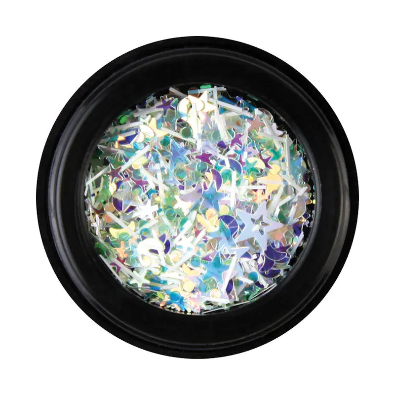 Brillbird Norge NAILART Nail Art Mix - Stars 1 Green