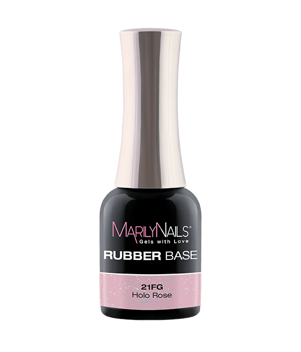 Brillbird Norge RUBBER BASE RUBBER BASE 21FG-HOLO ROSE
