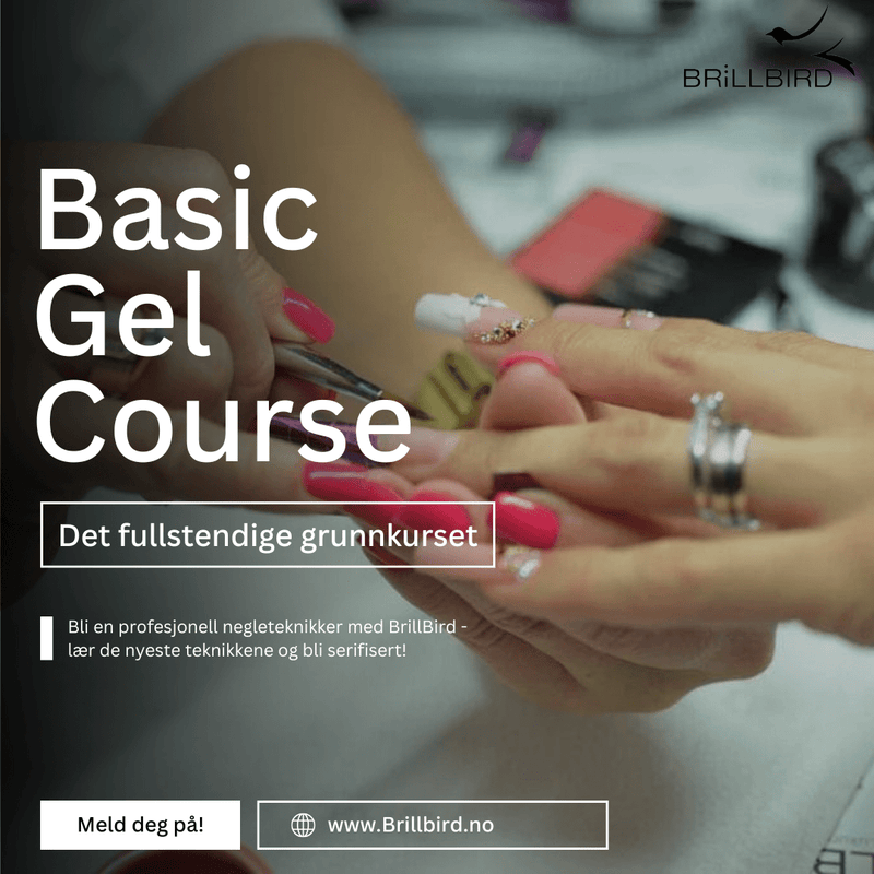 Brillbird Norge KURS Grunnkurs i Basic Gel-teknikk