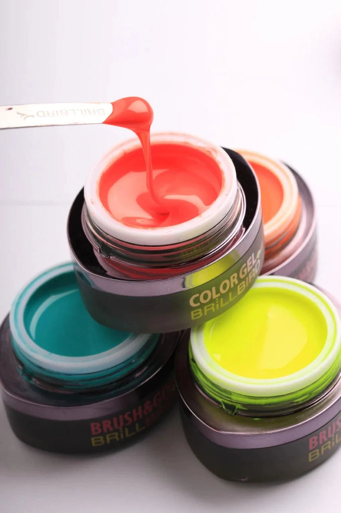 Brillbird Norge FARGE Komplett Brush&Go Kolleksjon (134 farger)