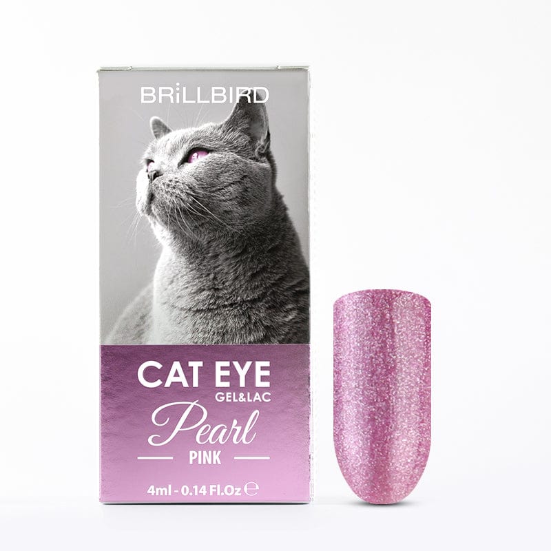 Brillbird Norge CAT EYE EXTRA Cat eye gel&lac pearl 4ml #pink
