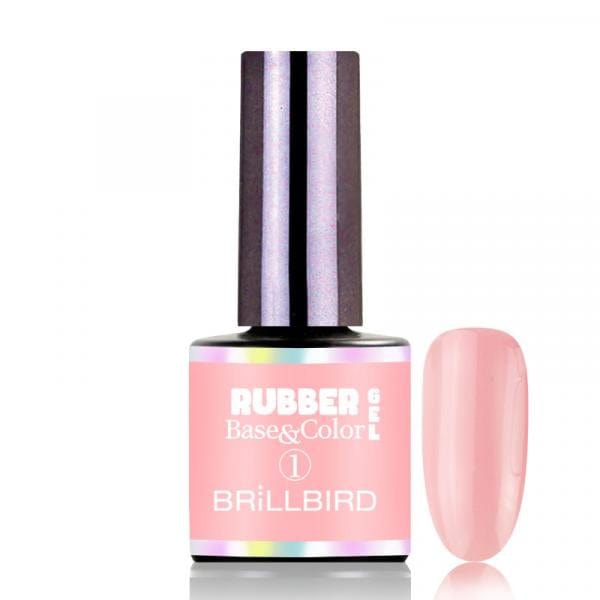 Brillbird Norge MANI GEL EXTRA Mani Gel - Rubber base #1 Pink 8ml