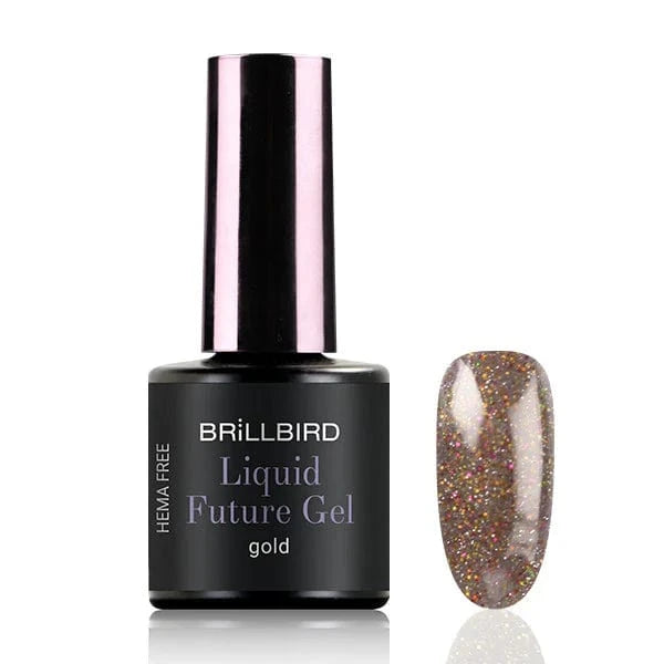 Brillbird Norge FUTURE GEL 8ml (Flaske) Future Liquid Reflective Gold