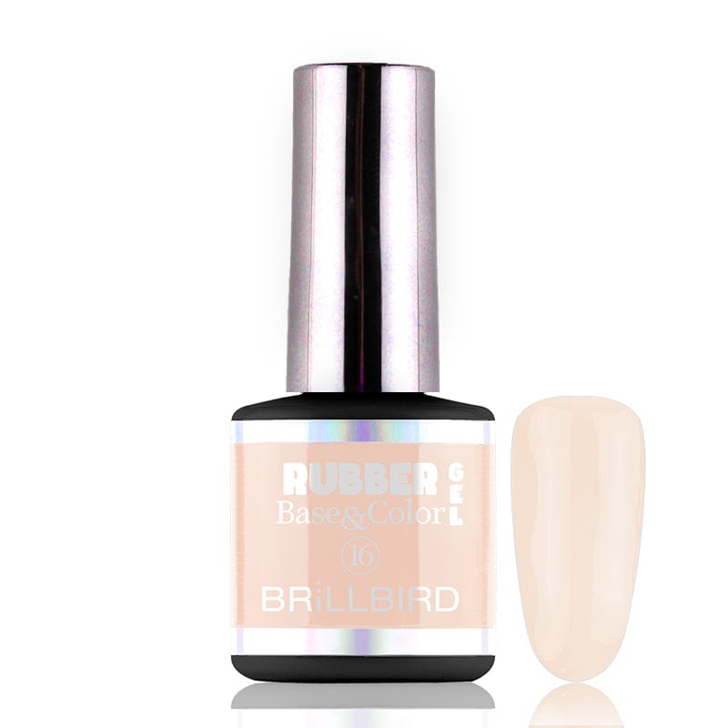 Brillbird Norge RUBBER BASE Mani Gel - Rubber base  16 - 8ml