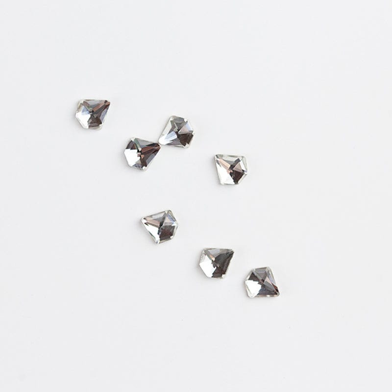 Brillbird Norge NAIL ART Clear Rhinestone (10stk) - Diamond 5mm