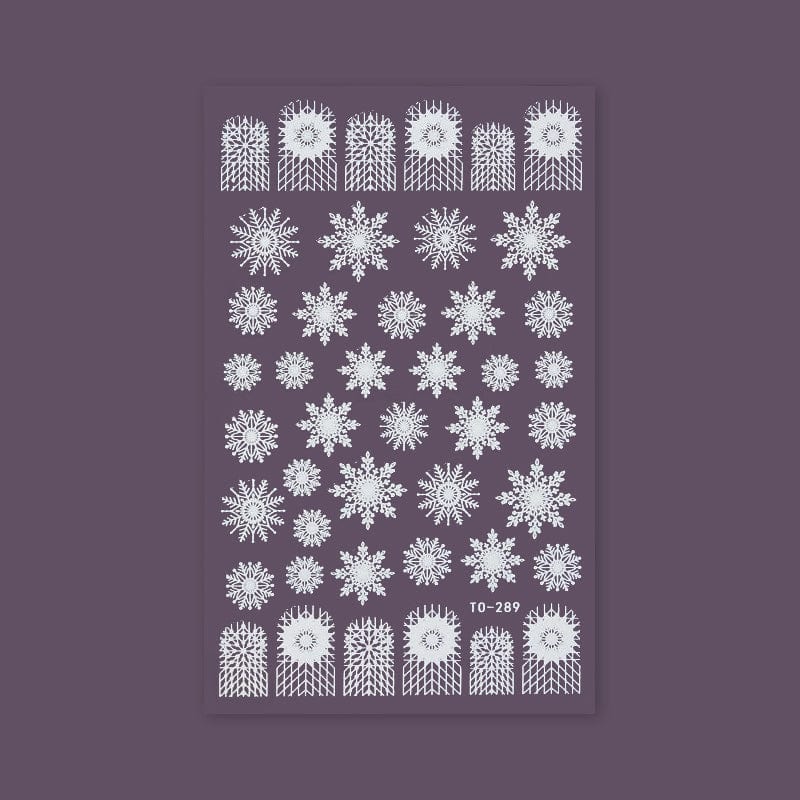 Brillbird Norge Stickers Christmas White (Tomoni-289)