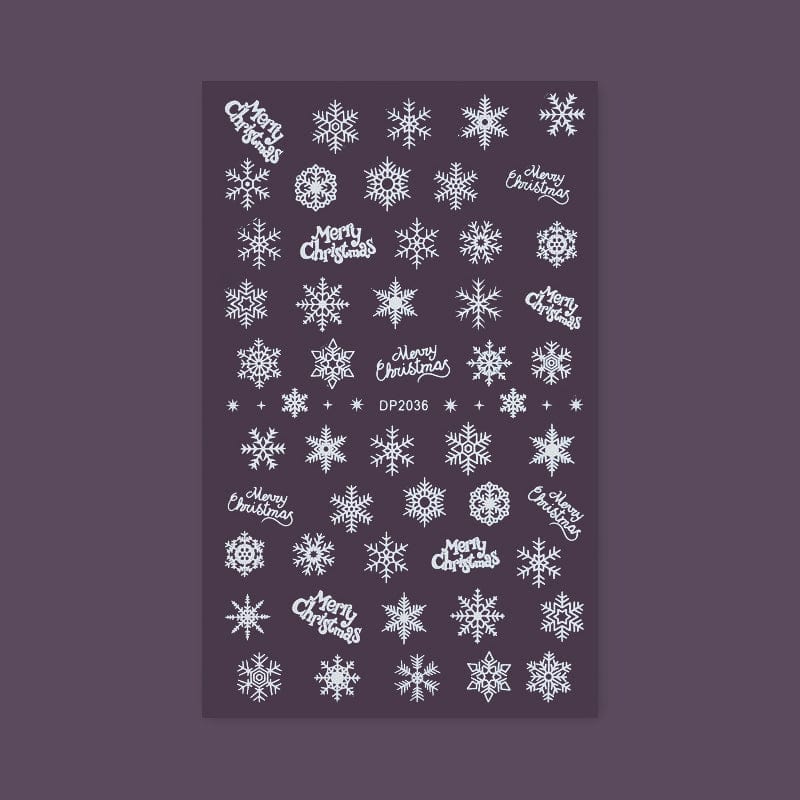 Brillbird Norge Stickers Christmas White (dp-2036)