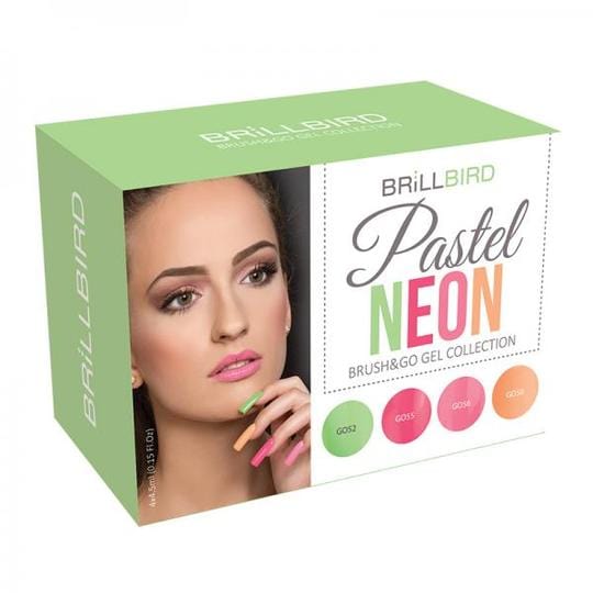 Pastel neon Brush & go colour kit