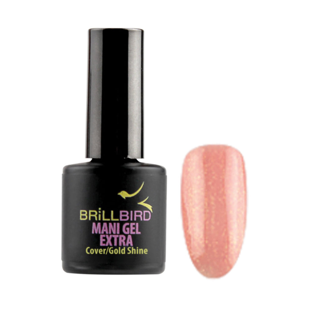 Brillbird Norge MANI GEL EXTRA Mani Gel Extra -  Cover - Gold shine 8 ml