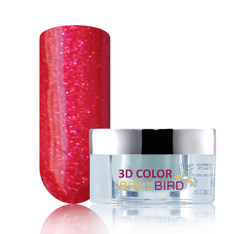 Brillbird Norge ACRYL 3D Diamond akryl -D03 Mørk rosa, 10 ml