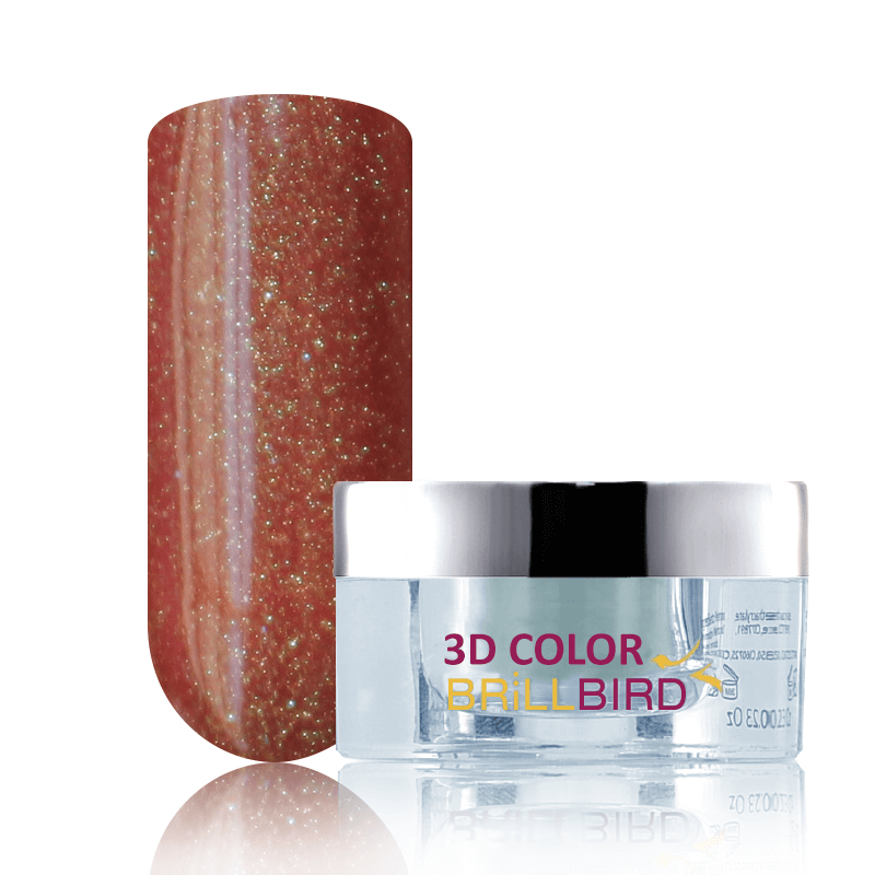 Brillbird Norge ACRYL 3D Diamond akryl - D07 Brun, 10 ml