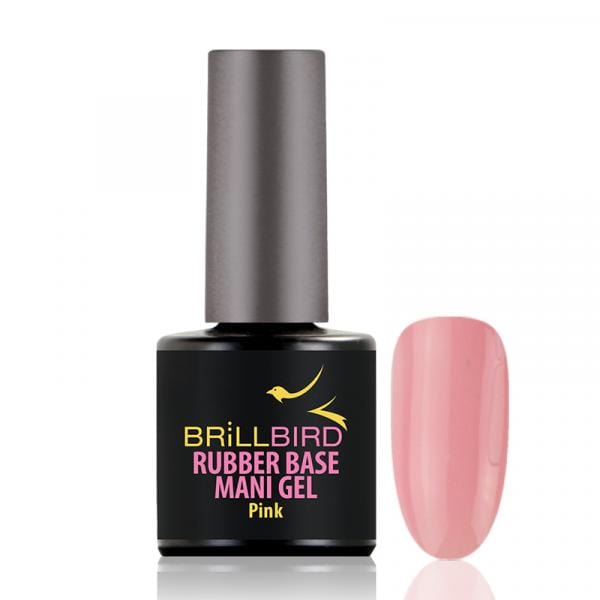 Brillbird Norge MANI GEL EXTRA Mani Gel - Rubber base #1 Pink 8ml