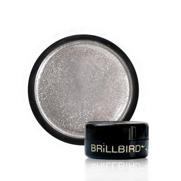 Brillbird Norge NAILART Chrome Pigment Pulver - Speil effekt sølv