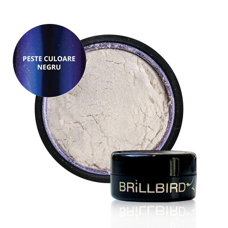 Brillbird Norge NAILART Chrome Pigment  Pulver - Blue Velvet