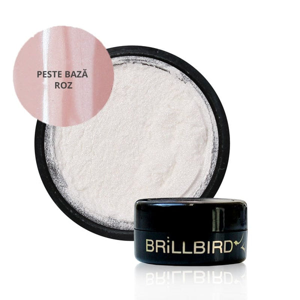 Brillbird Norge NAILART Chrome Pigment Pulver - Hvit