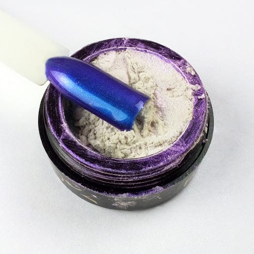 Brillbird Norge NAILART Chrome Pigment  Pulver - Blue Velvet
