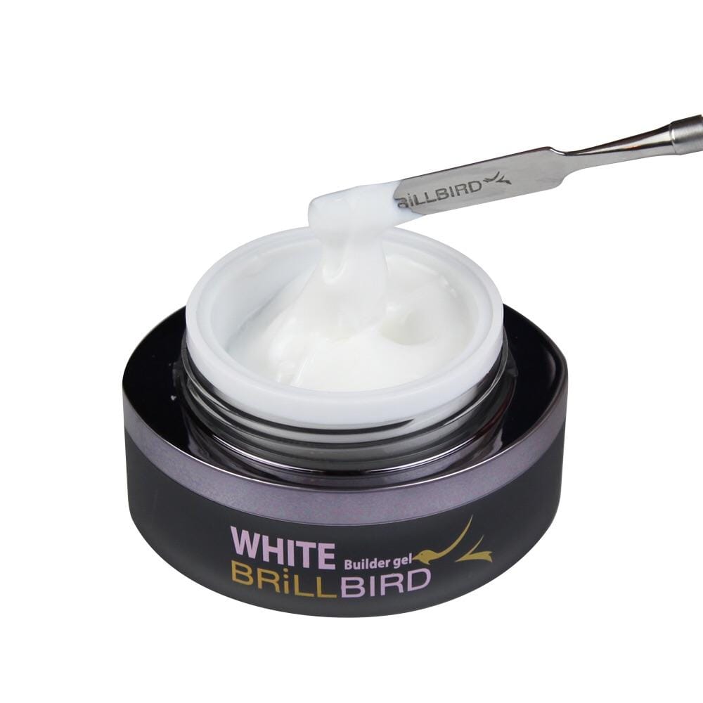 Brillbird Norge BUILDER GEL WHITE White Delux Builder Gel