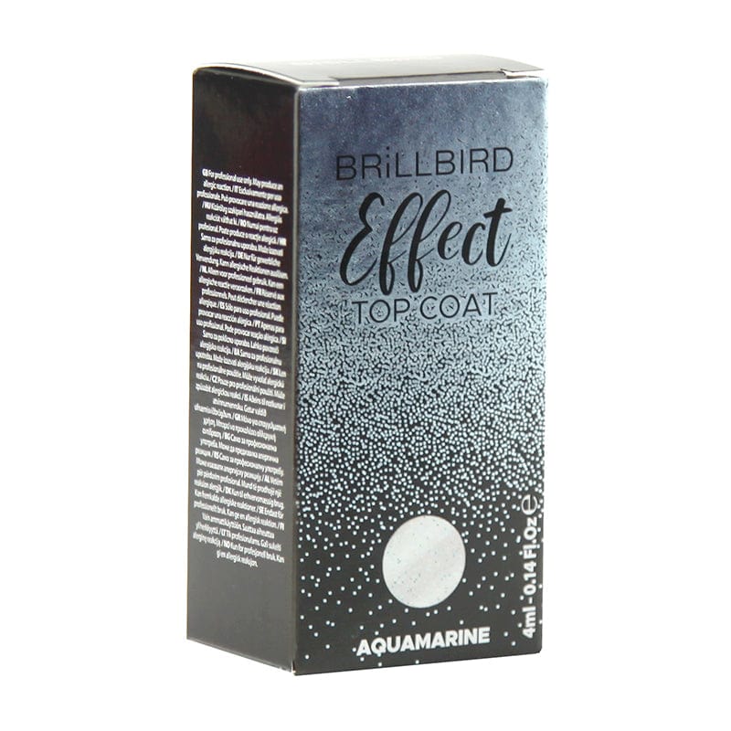 Brillbird Norge Effect Top Coat 4 ml Aquamarine