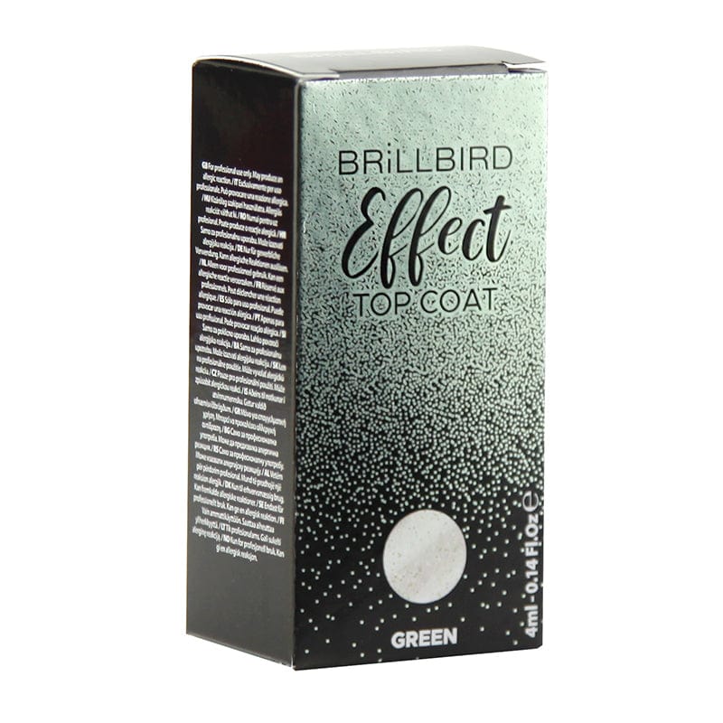 Brillbird Norge Effect Top Coat 4 ml  Green