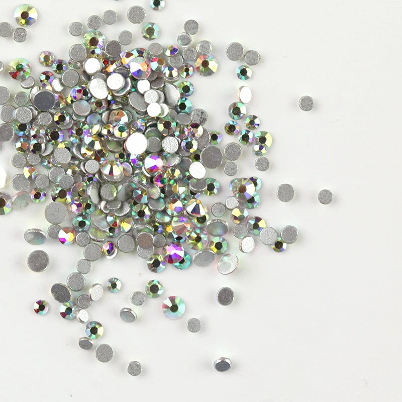 Brillbird Norge NAIL ART Crystal AB SS3 Rhinestone (100stk)Forskjellige farger