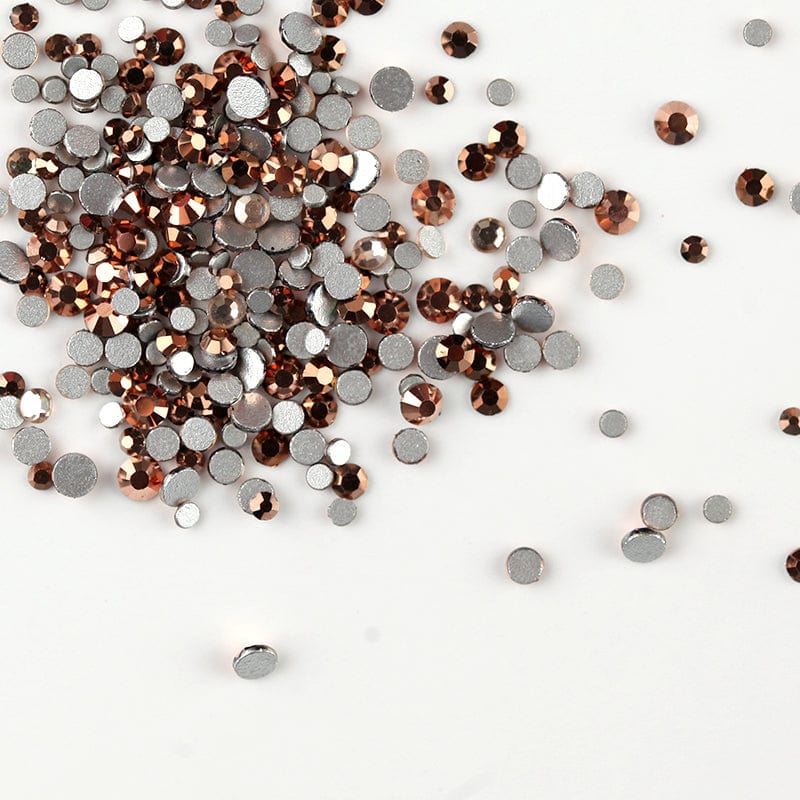 Brillbird Norge NAIL ART Bronze SS3 Rhinestone (100stk)Forskjellige farger