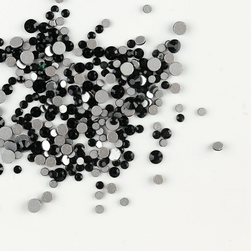 Brillbird Norge NAIL ART Black SS3 Rhinestone (100stk)Forskjellige farger