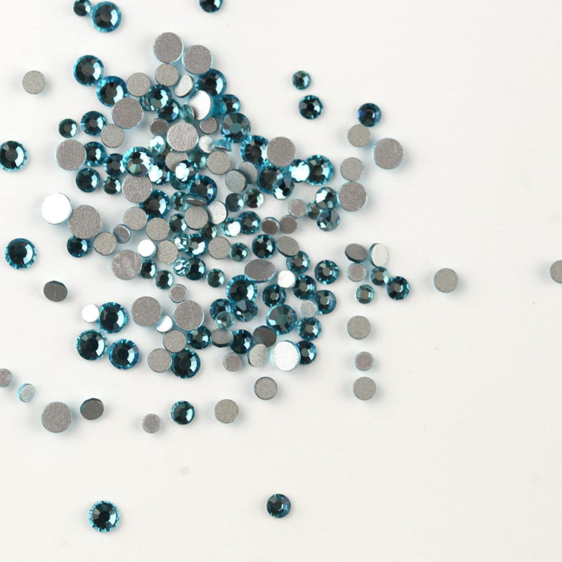 Brillbird Norge NAIL ART Turquoise SS3 Rhinestone (100stk)Forskjellige farger
