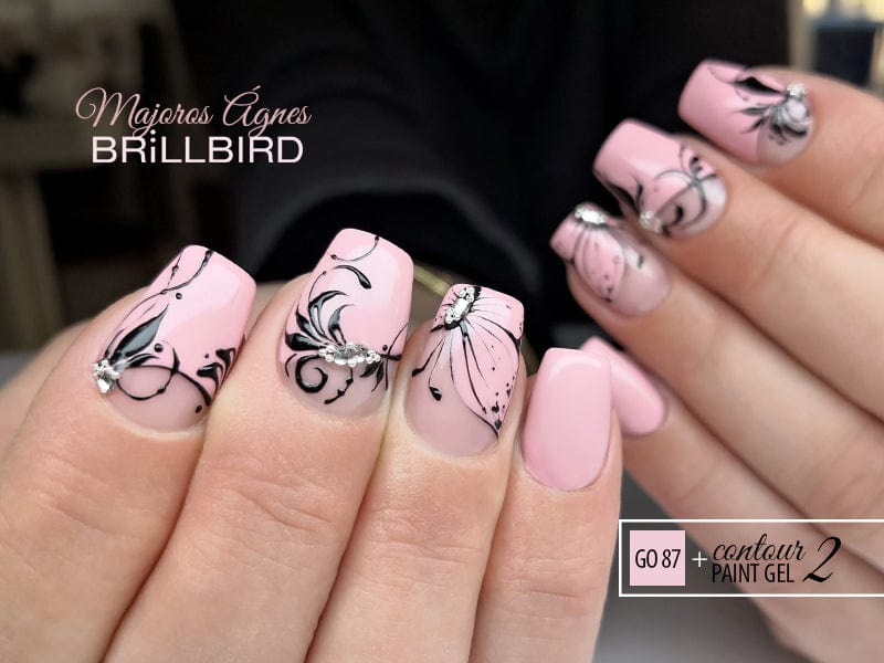 Brillbird Norge Contour paint gel- Rosa
