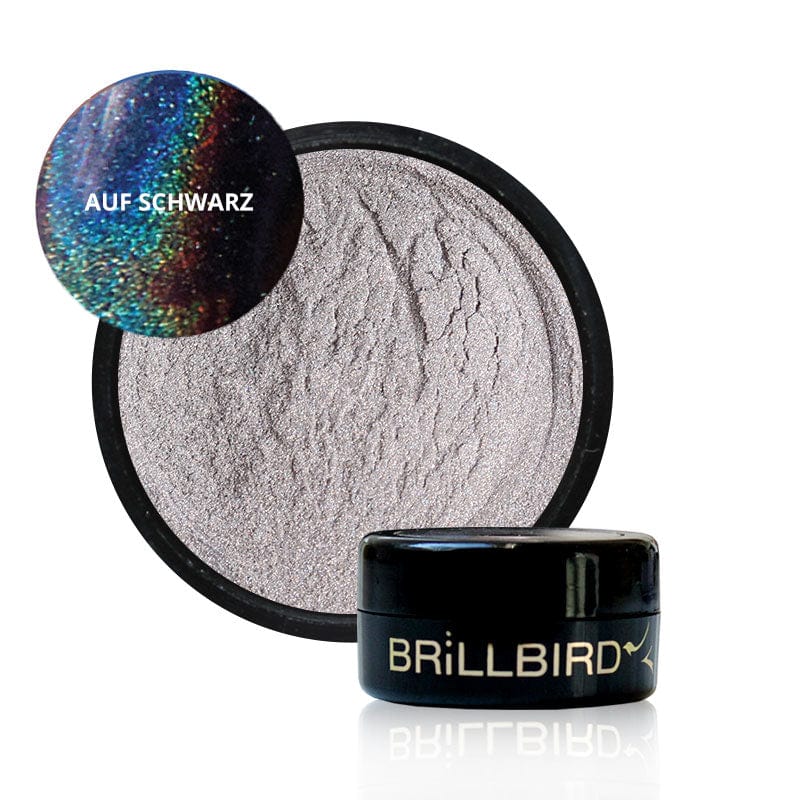 Brillbird Norge NAILART Chrome Pigment Pulver - Holografisk speil effekt