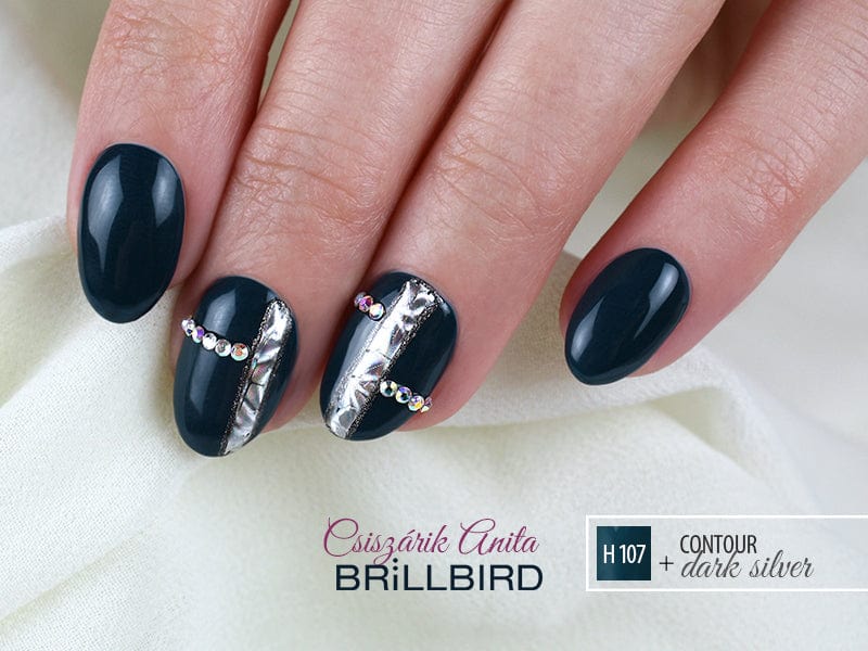 Brillbird Norge CONTOUR GEL Contour paint gel - Mørk Sølv