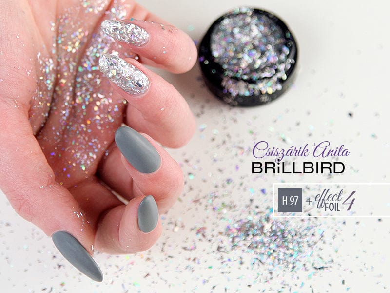 Brillbird Norge NAILART Vivid Effekt Folie 4 Holo