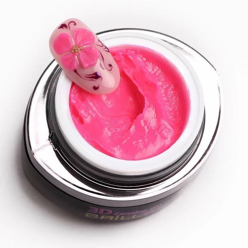 Brillbird Norge 3D GEL 3D forming gel - Mørk Rosa