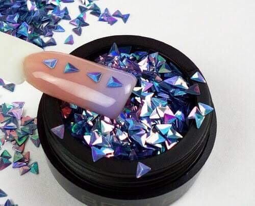 Brillbird Norge NAILART 3D Triangel - Turkis