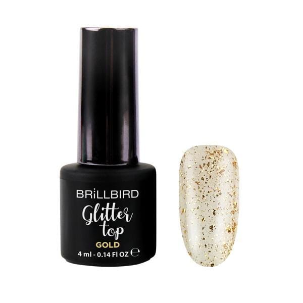 Brillbird Norge Gull Glitter Glitter Top 4 ml
