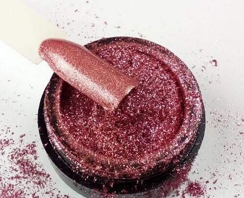 Brillbird Norge NAILART Chrome Pigment Pulver - Russian gold