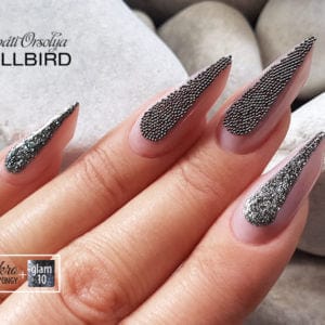 Brillbird Norge NAILART Mini Perler SORT 12g
