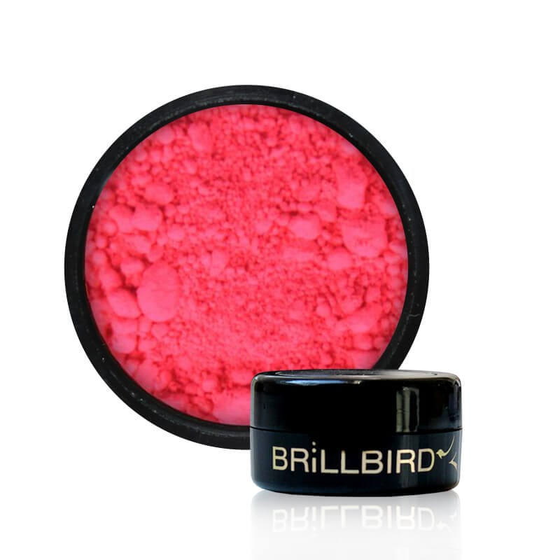 Brillbird Norge NAILART Neon Pigment Pulver - Rosa