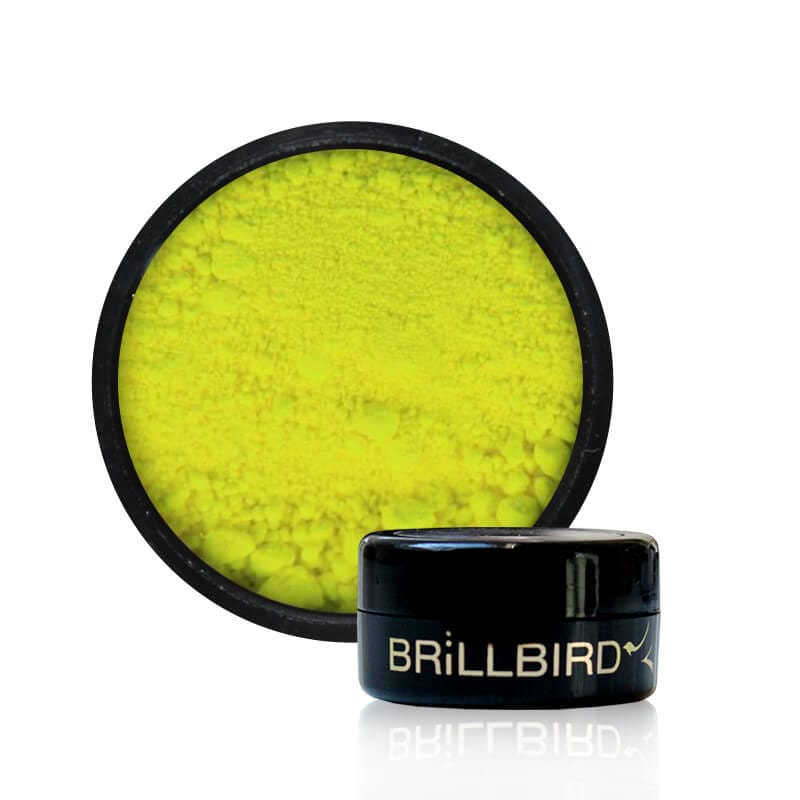 Brillbird Norge NAILART Neon Pigment Pulver - Gul