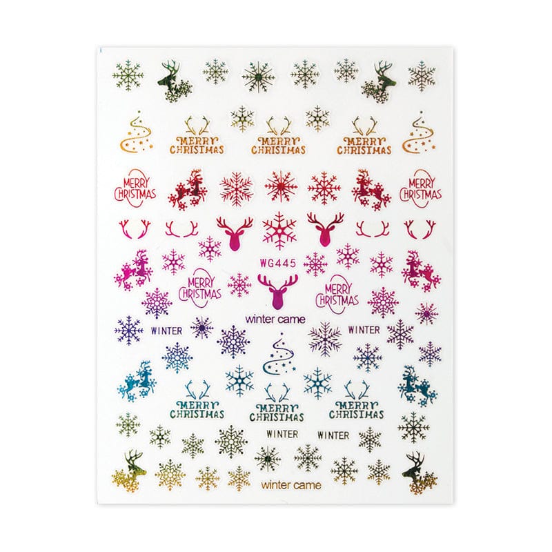 Brillbird Norge Jule - Klistremerker (WG-445) rainbow